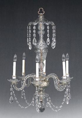 Fine George III six light chandelier  93983