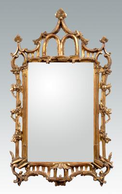 Chippendale carved and gilt mirror  9398e