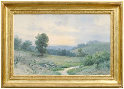 Edwin Lamasure Virginia watercolor (Virginia,