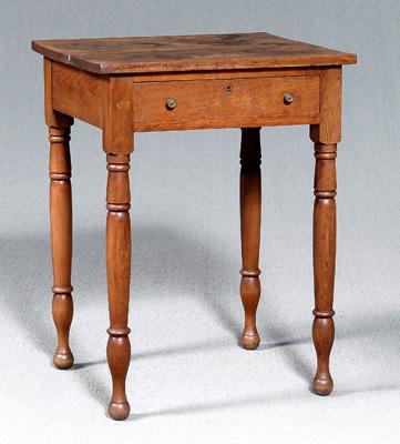 Southern walnut one-drawer stand,