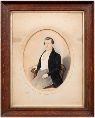 19th century miniature portrait  939d0