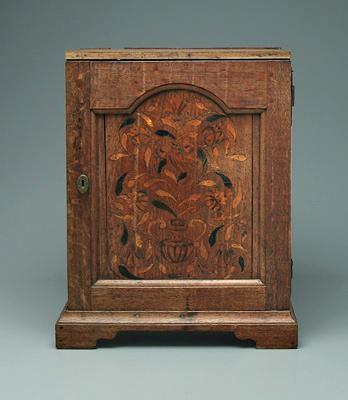 English oak spice cabinet, oak and elm