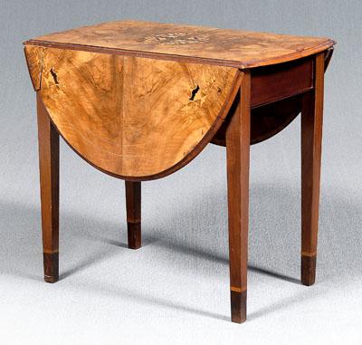 Inlaid Pembroke table mahogany 939d5