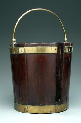 Georgian mahogany plate bucket  939f8