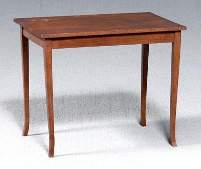 Artisan Shop walnut table, top with