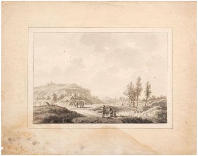 Old Master drawing, N. Wicart,