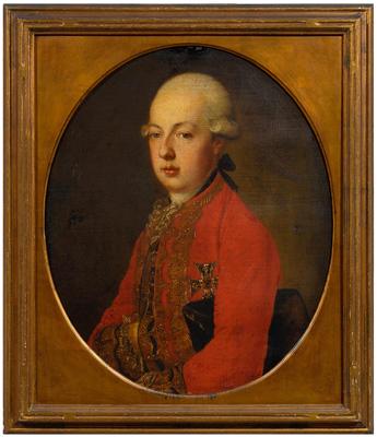 18th century Old Master half portrait  93a74