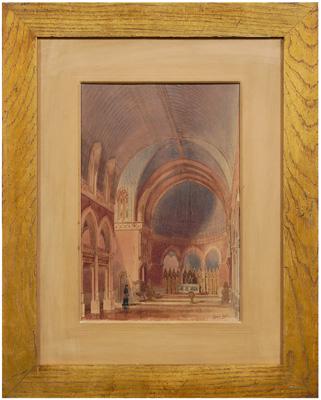 H. Hawley architectural rendering, cathedral