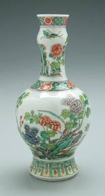 Chinese [famille verte] vase, porcelain,