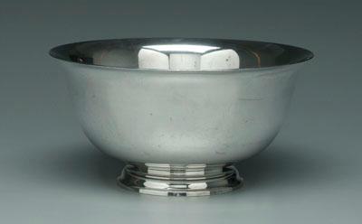 Large Revere style sterling bowl  93af2