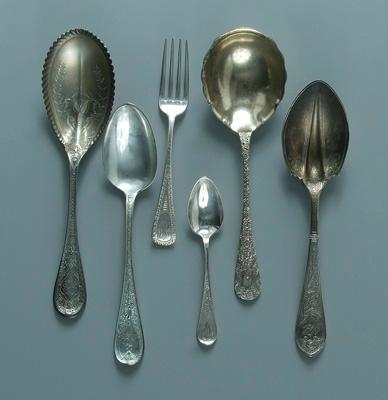 14 pieces sterling flatware arabesque 93afb