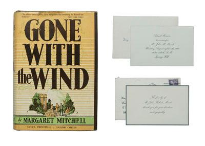 Inscribed copy Gone With The Wind  93b0e