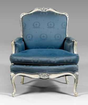 Louis XV style upholstered bergere 93b29