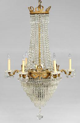 Louis XVI style six arm chandelier  93b43