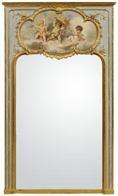 Louis XV style trumeau mirror  93773