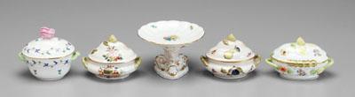 Five pieces Herend china four 93790