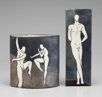 Two ceramic works by Marina Boscetti: