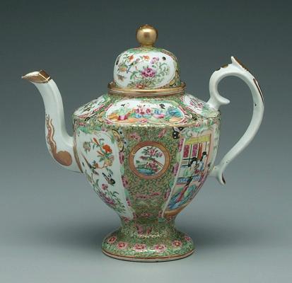 Chinese famille rose teapot European 93852