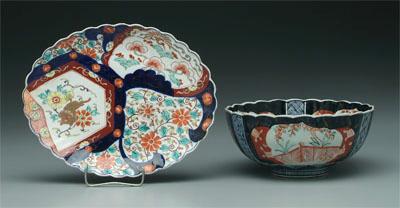 Two pieces Japanese Imari bowl 93853