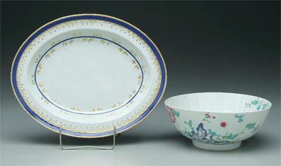 Two pieces Chinese porcelain export 9385d