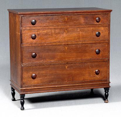 Fine North Carolina inlaid chest  9386e