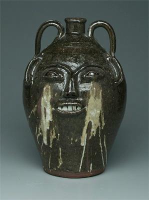 B B Craig face jug broken china 9387a