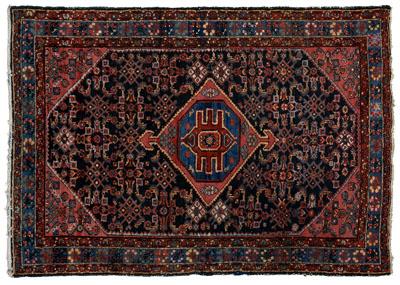 Persian rug, serrated diamond central