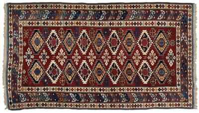 Finely woven Caucasian rug repeating 93886