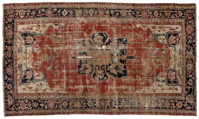 19th century Serapi rug central 93887