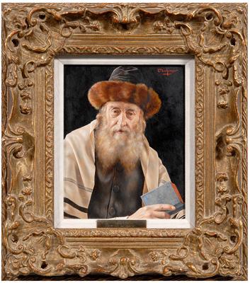 Otto Eichinger Judaica painting 938ea