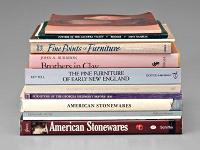 12 books on pottery and furniture  93d3e