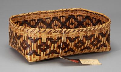 Eva Wolfe river cane basket wrapped 93d46