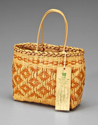 Cherokee river cane shopping basket  93d47