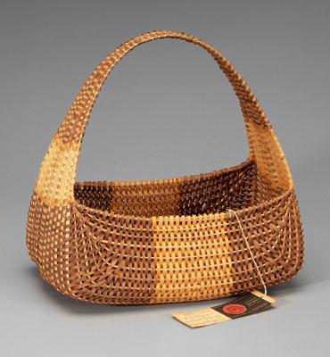 Cherokee oak split knitting basket  93d50