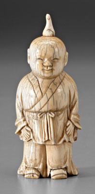 Chinese ivory snuff bottle carved 93d5c