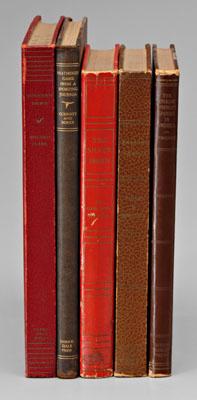 Five Derrydale Press books, sporting