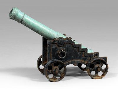 18th century French naval cannon,