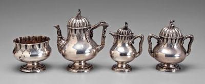 Four piece sterling tea service  93de3