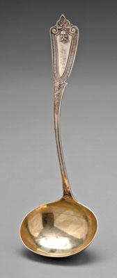 Whiting Ivy sterling ladle, oval