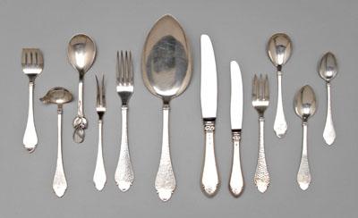 Set of Danish silver flatware  93e07