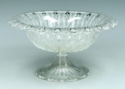 Sandwich glass compote Hairpin 93e47