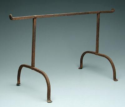 Hand wrought iron pot or tool rack,