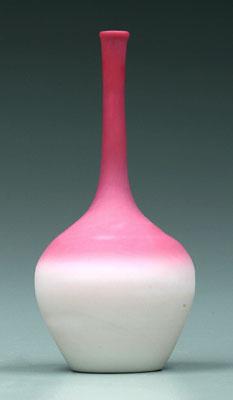 Peachblow bud vase satin finish  93eec