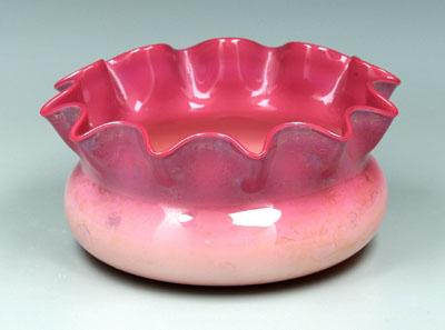 Agata bowl, scalloped and fluted rim