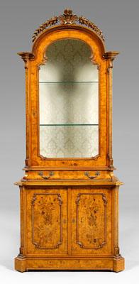 Baroque style dome-top cabinet,