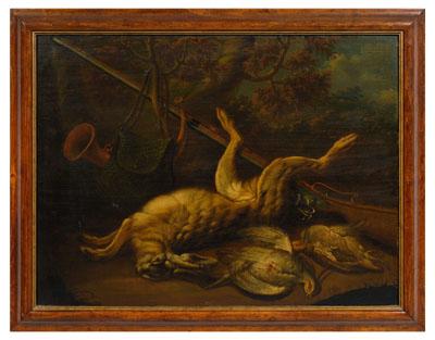 Hunting painting, nature morte