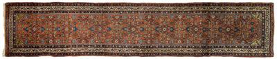 Persian runner repeating blue 93b82