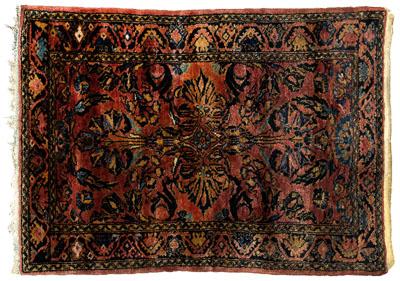 Sarouk style Hamadan rug brick 93b9b