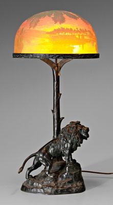 Arsall orientalist art glass lamp  93bbd