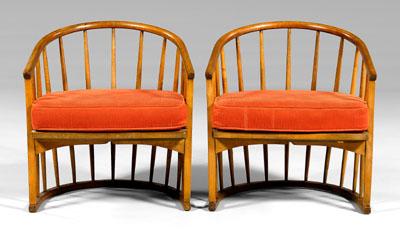 Pair mid century modern chairs  93bc5